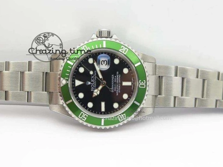 Bracelet Green Maker 16610 A3135 Dial SS Submariner BP On 0319